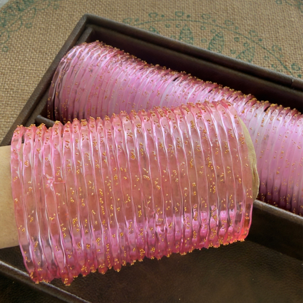 Viral Kashmeri/Raindrop Bangles (Pink)