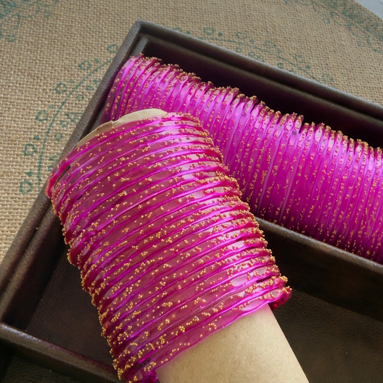 Viral Kashmeri/Raindrop Bangles (All Colors)