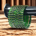 Indian Raindrop Bangles – Original Imported 🇮🇳 (Dark Green)