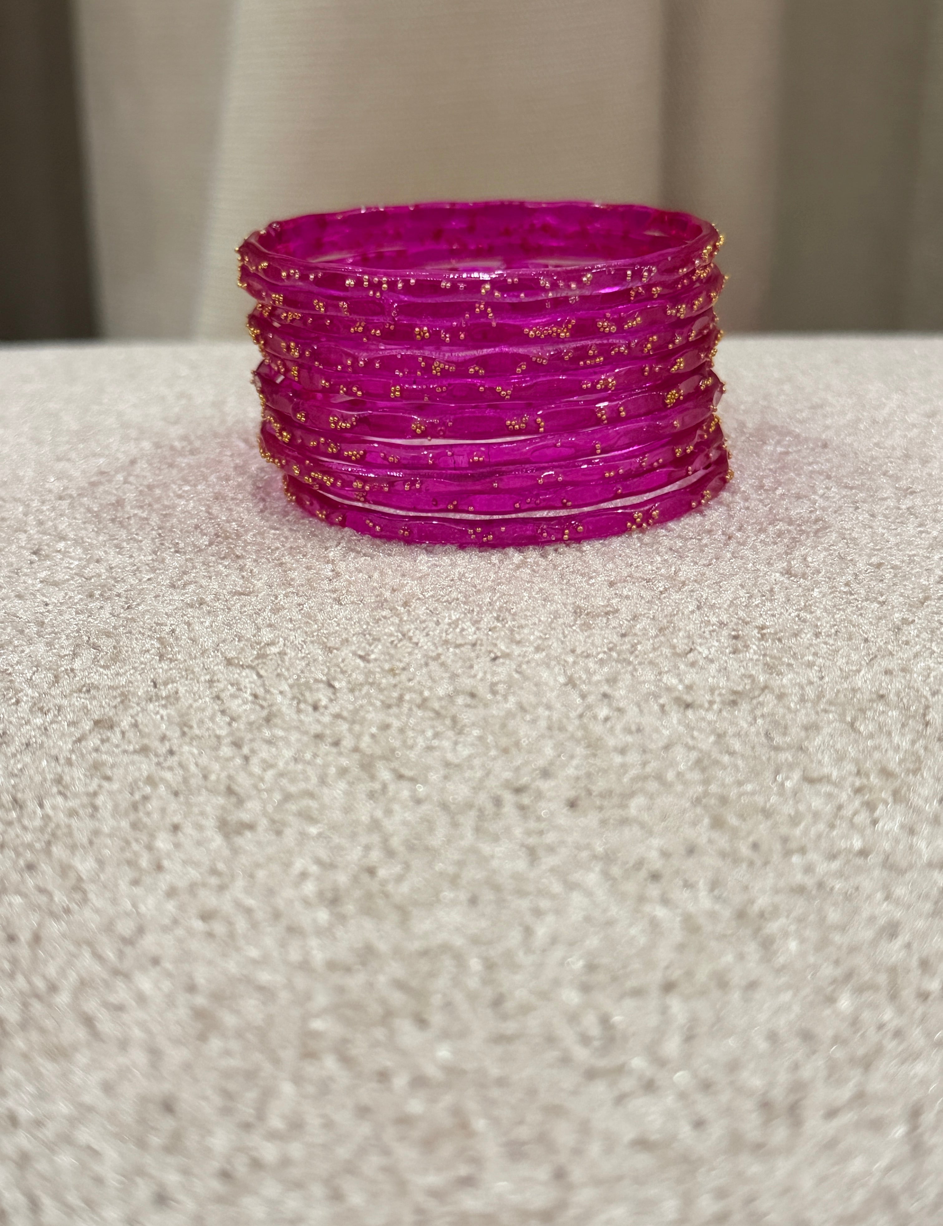 Raindrop Glass Bangles – Locally Made