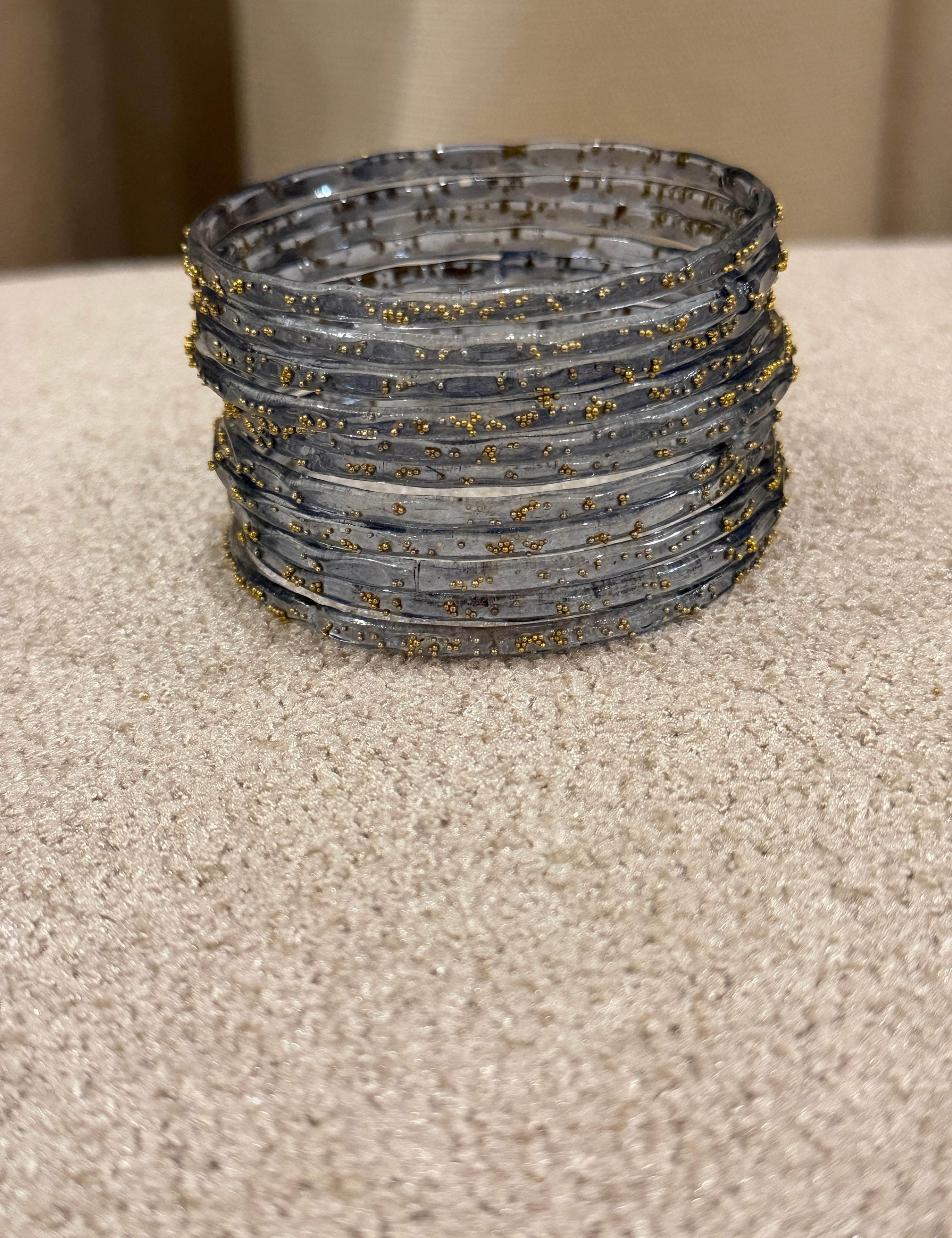 Raindrop Glass Bangles – Locally Made