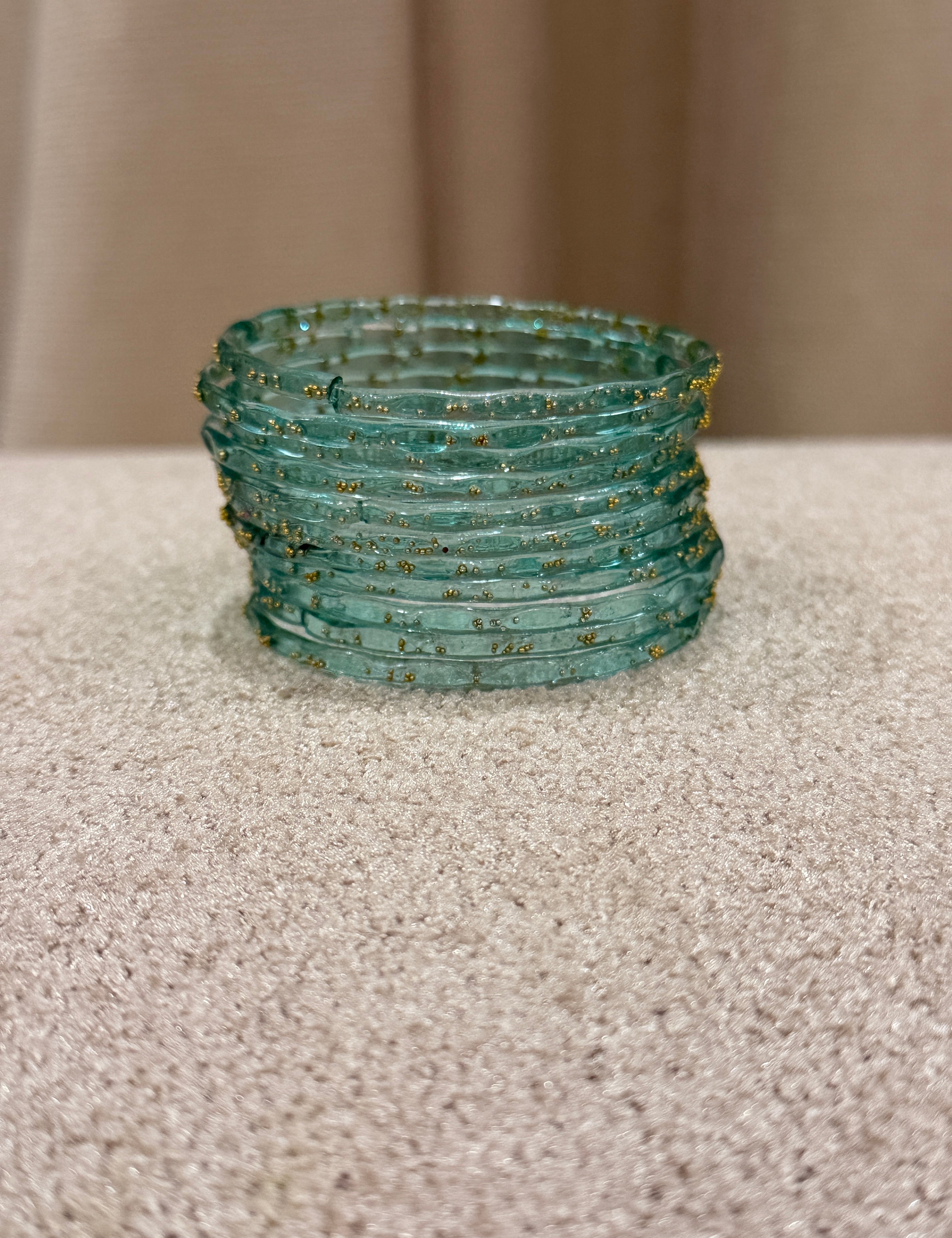 Raindrop Glass Bangles – Locally Made
