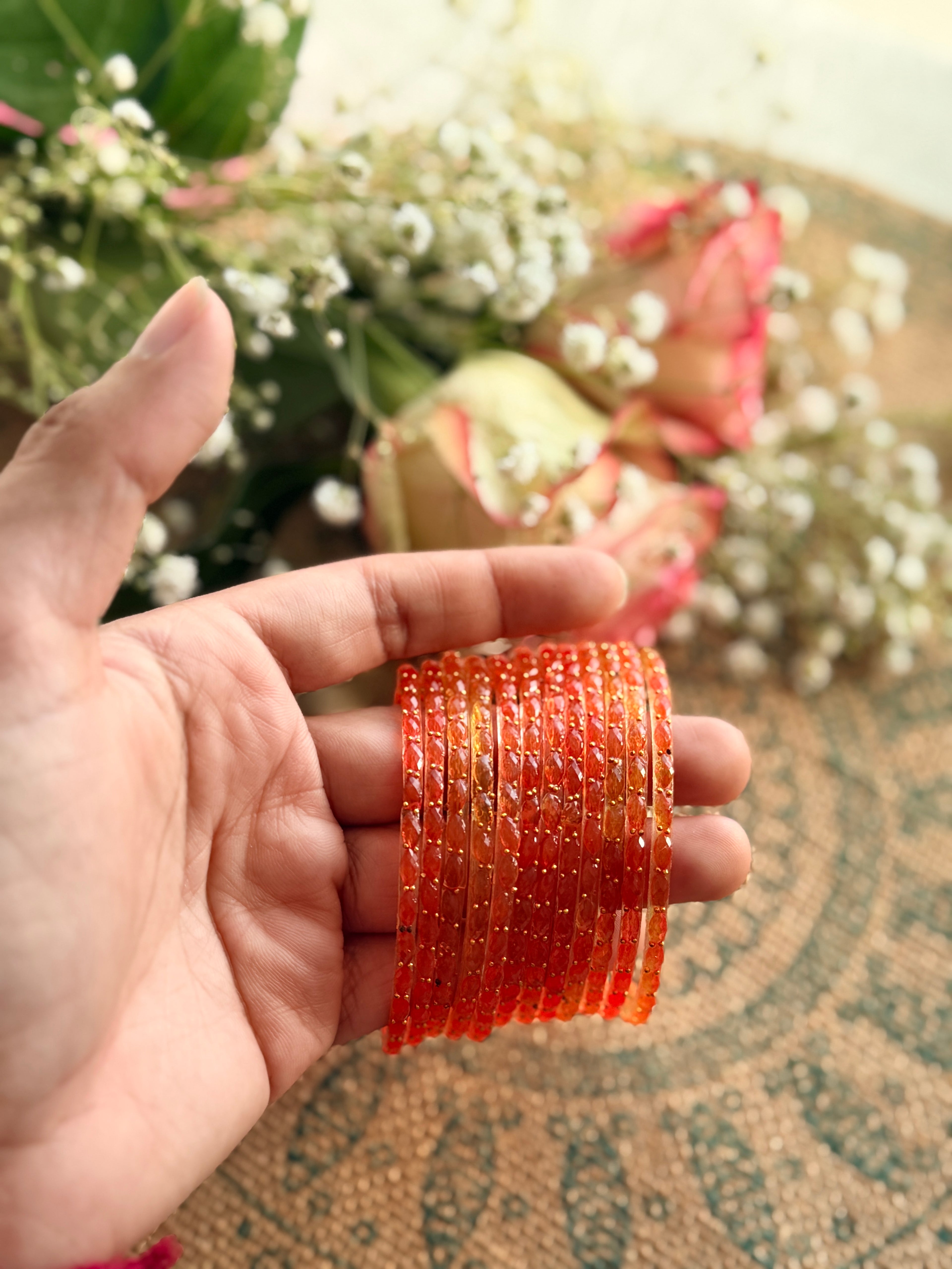 Indian Raindrop Bangles – Original Imported 🇮🇳 (All Colors)