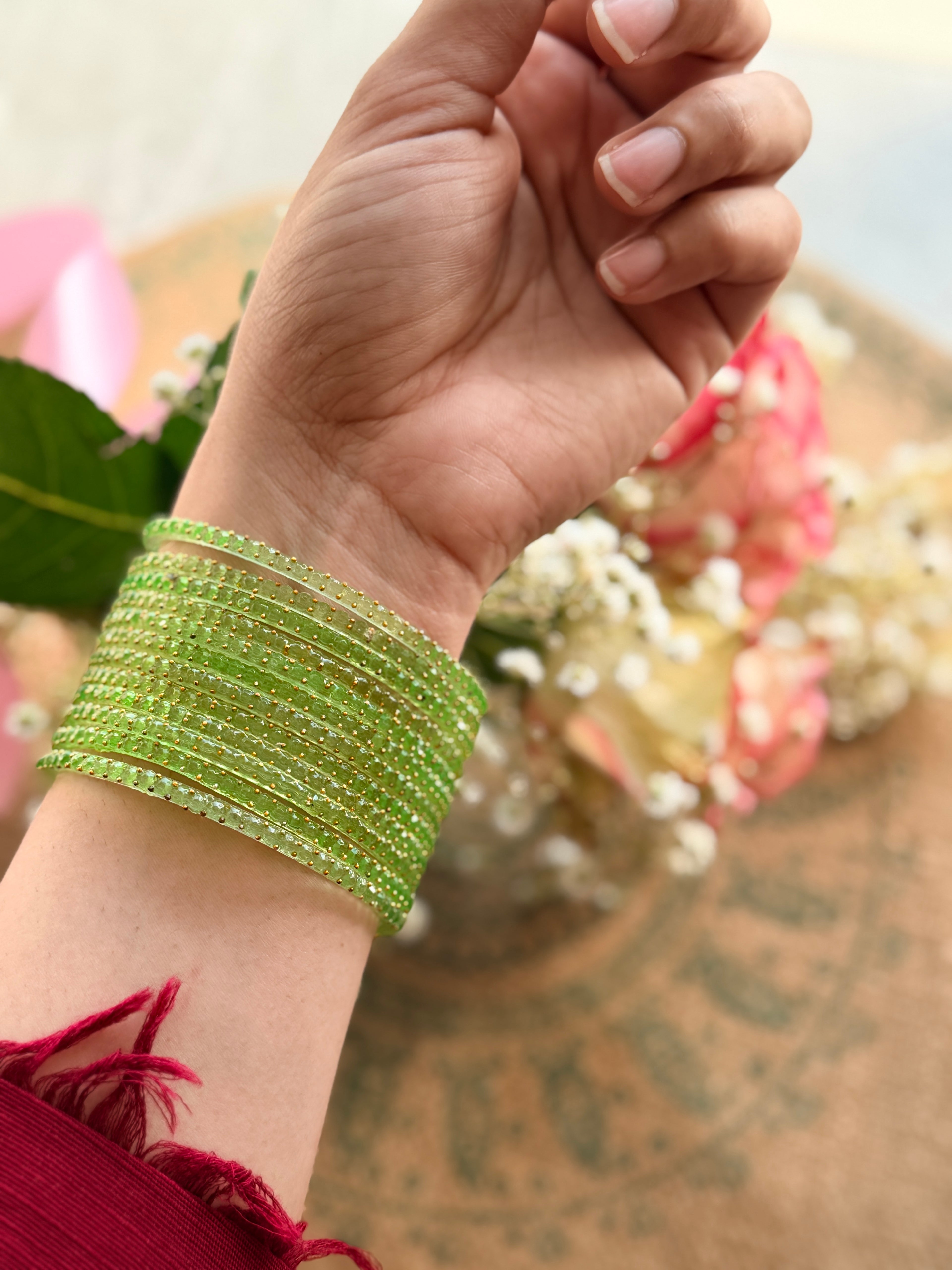 Indian Raindrop Bangles – Original Imported 🇮🇳 (All Colors)