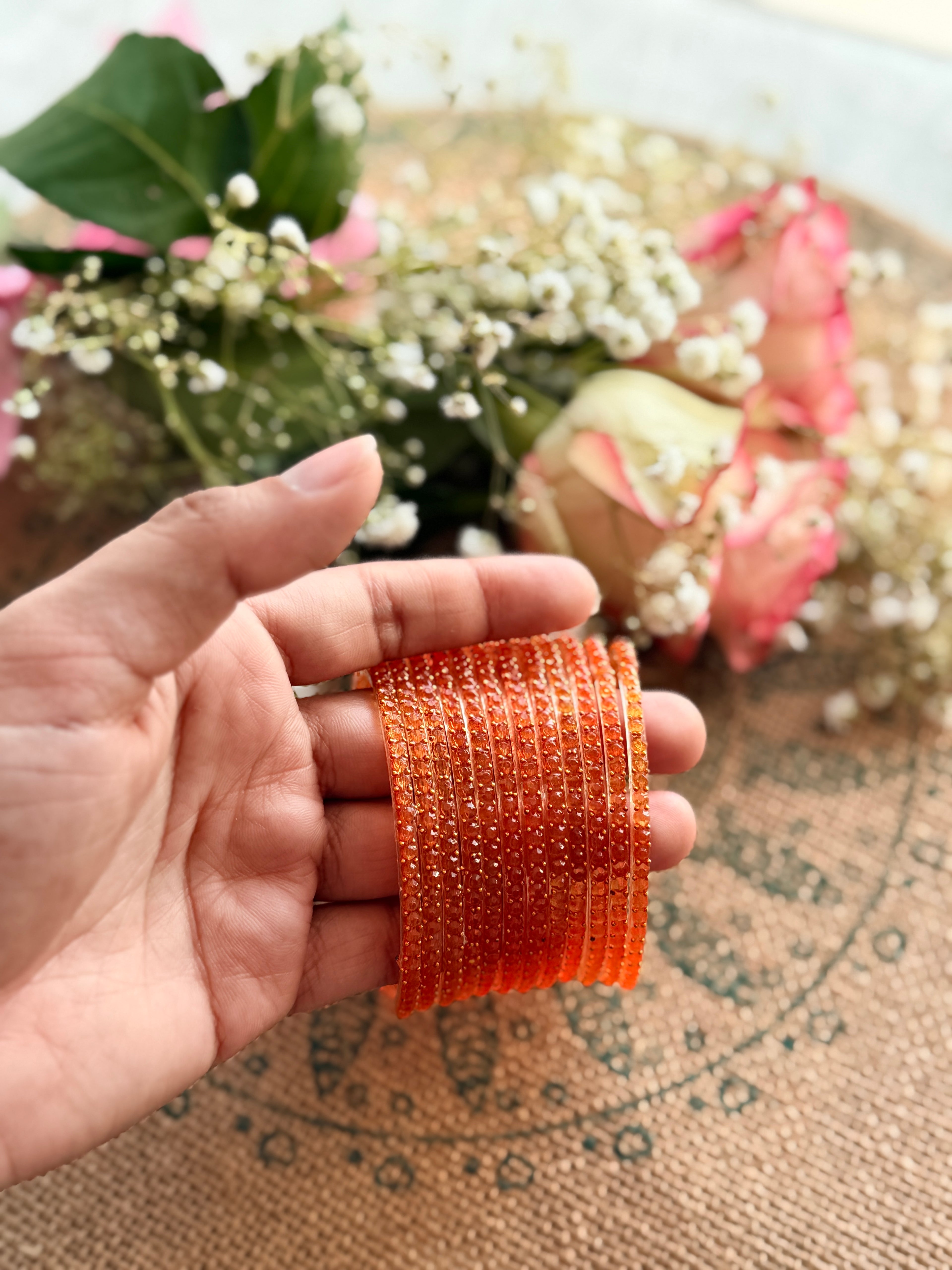Indian Raindrop Bangles – Original Imported 🇮🇳 (All Colors)