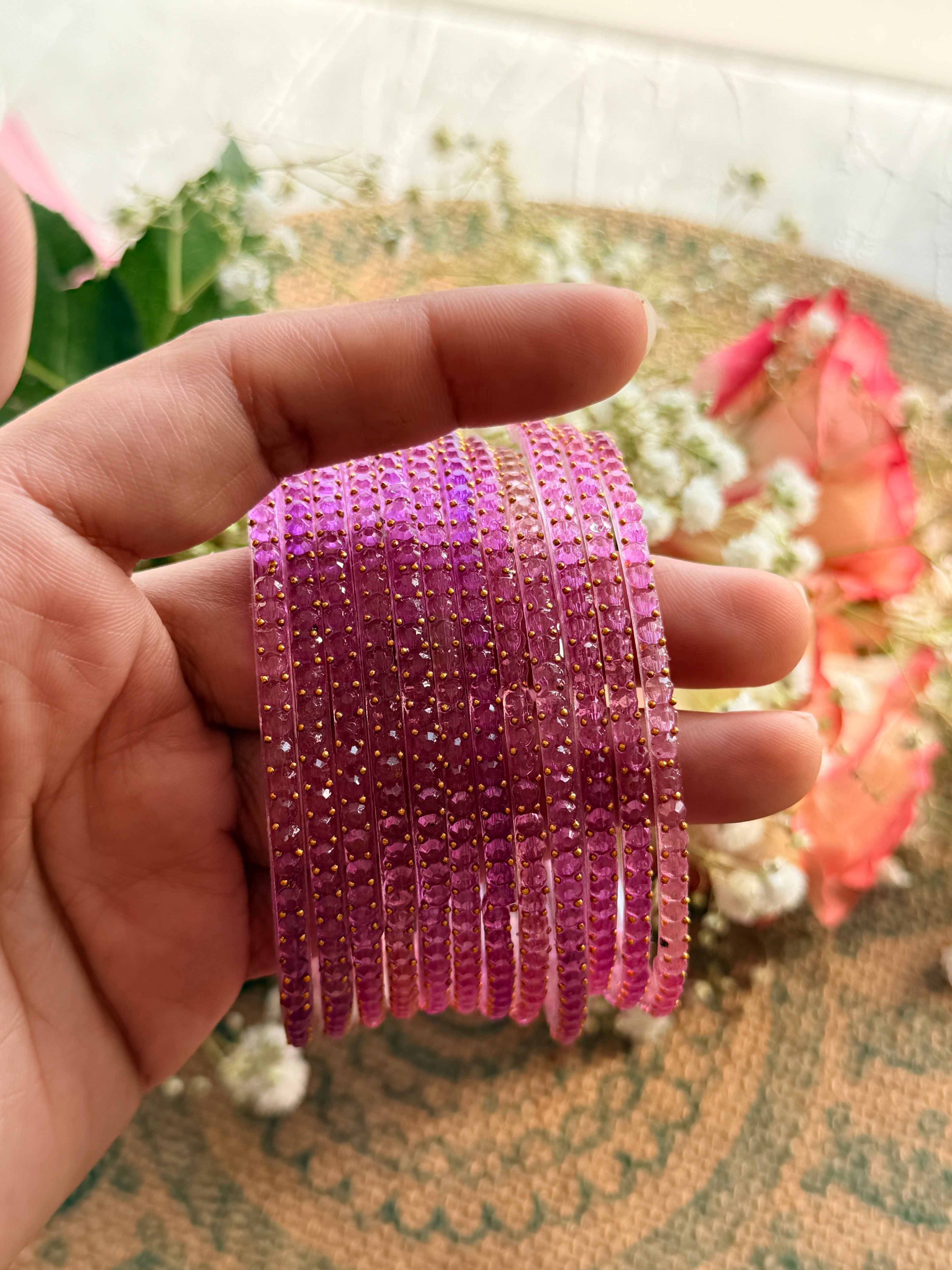 Indian Raindrop Bangles – Original Imported 🇮🇳 (All Colors)