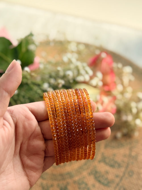 Indian Raindrop Bangles – Original Imported 🇮🇳 (Gold)