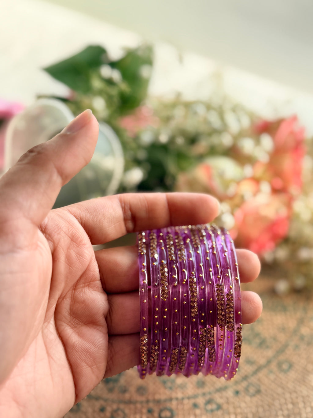 Indian Raindrop Bangles – Original Imported 🇮🇳 (All Colors)