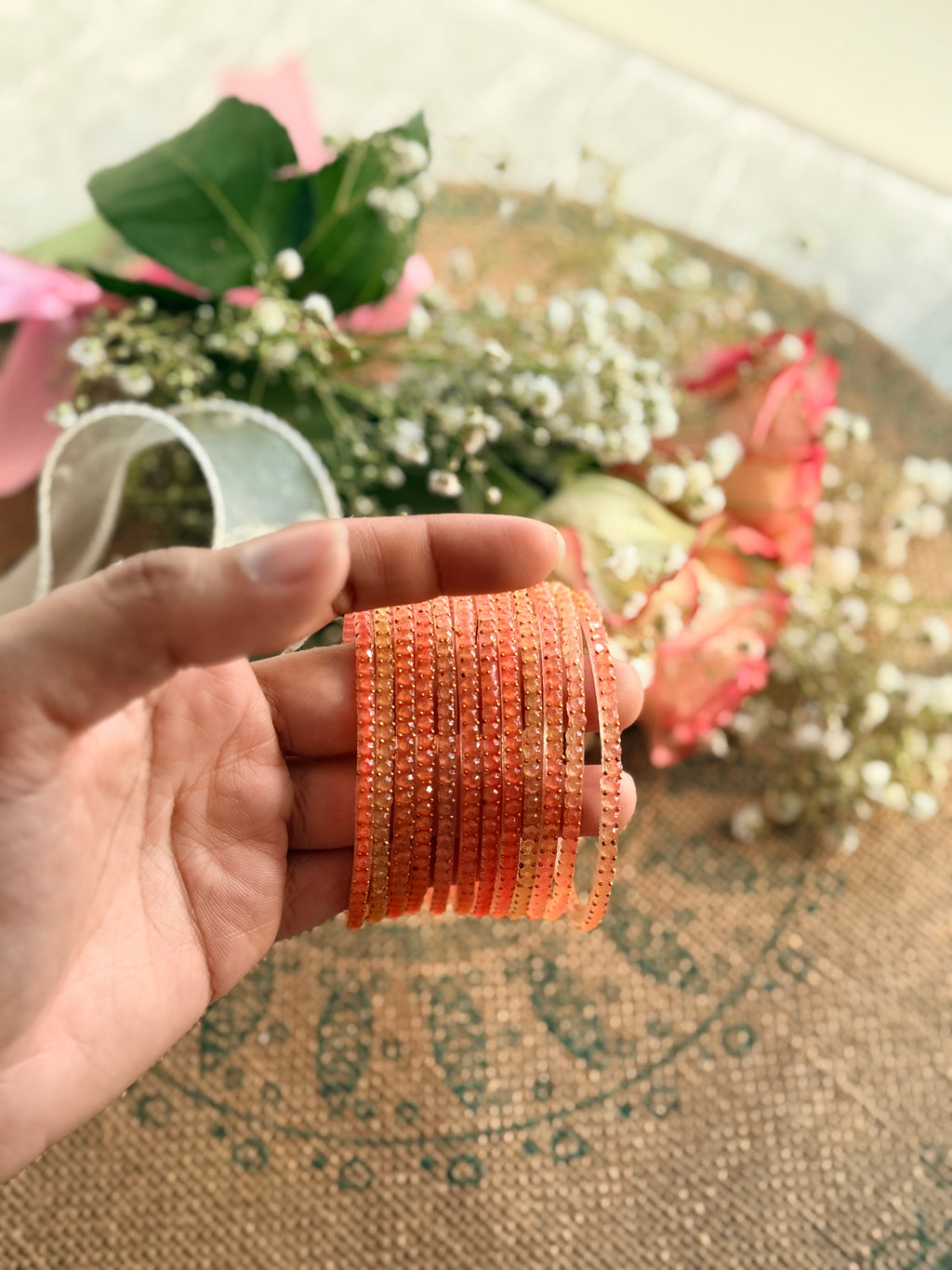Indian Raindrop Bangles – Original Imported 🇮🇳 (All Colors)